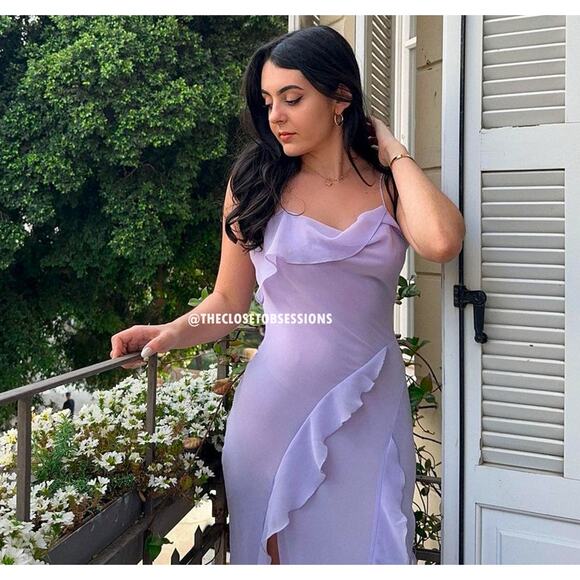 MANGO BLOGGER FAVE!!! Draped Neckline Maxi Dress NWT LAST ONE!!! - Picture 14 of 16